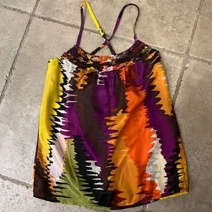Trina Turk size P silk top